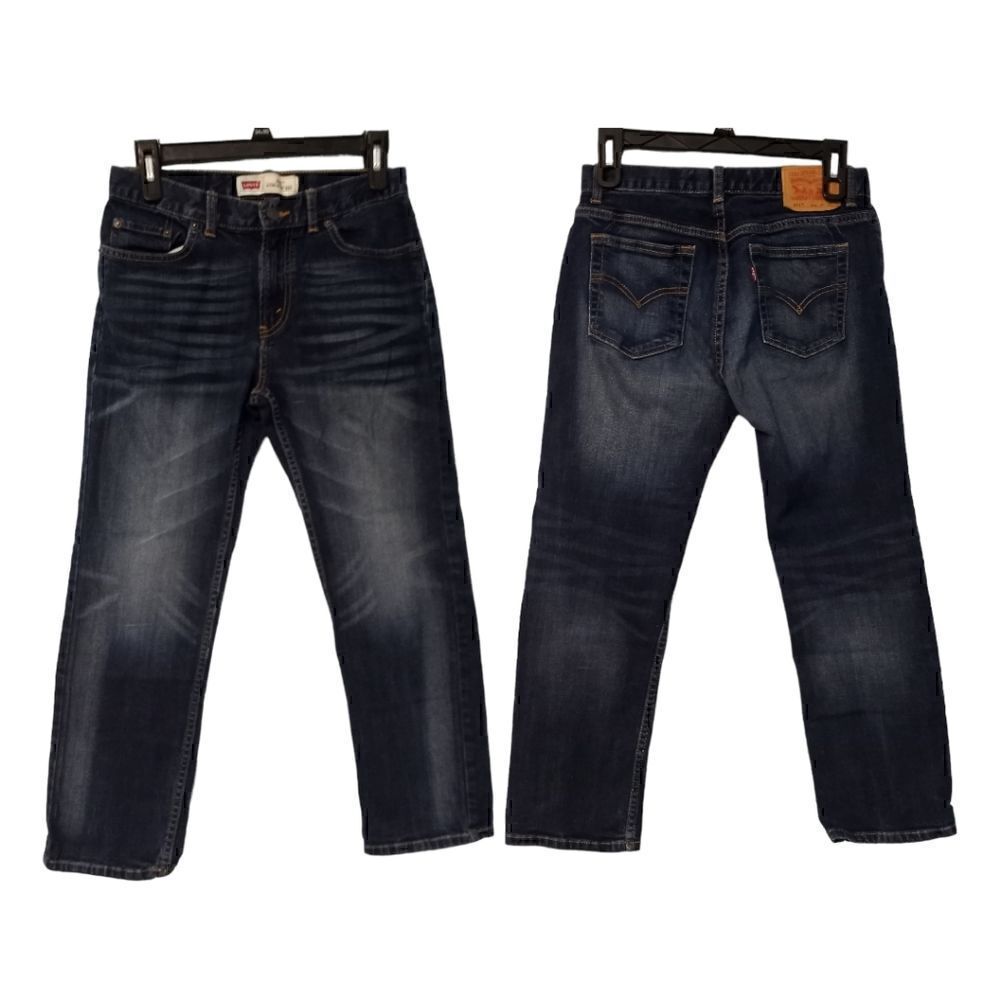 Levi's 541 Athletic Fit Jeans W27x L27 Dark Acid Wash Navy Blue